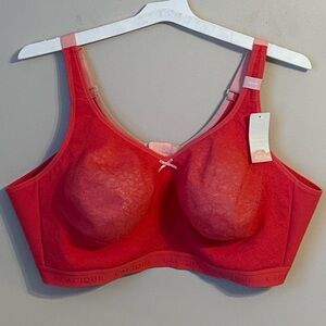 NWT Cacique Unlined Full Coverage No-Wire Bra With Cotton Comfort Band Sz 50DDD